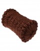 Coffee  Brown Bolster Satin Handmade Bolster